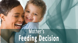 mother's feeding decision